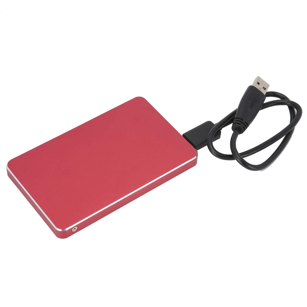  [AUSTRALIA] - Portable Mobile SSD, USB 3.0 External Solid State Drive, No Noise Fast Hard Drive, Red Solid State Hard Disk for 98SE/ME/2000/XP/Vista/WIN7/WIN8(250GB)
