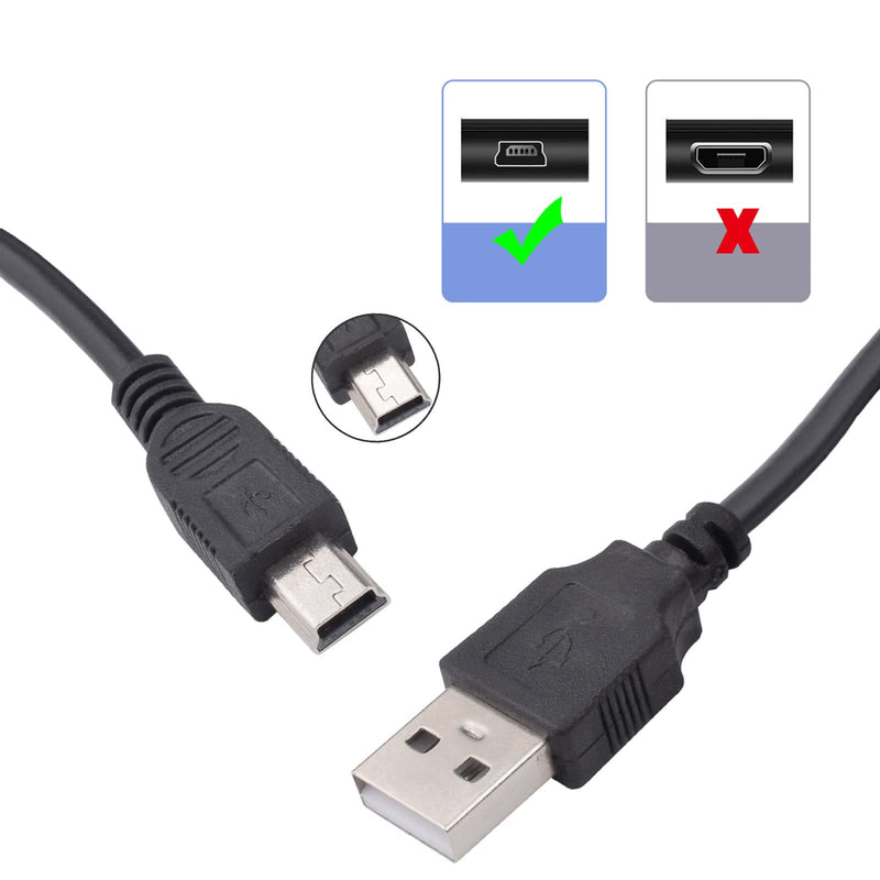  [AUSTRALIA] - Mini USB Charging Cable Replacement for Gopro Hero 4 Silver Hero 4 Black Hero 3 Silver Hero 3 Black Hero 3 White Hero 3 Black Hero 3 Silver Hero 2 Hero 1,Mini Camera Data Sync Charging Cord