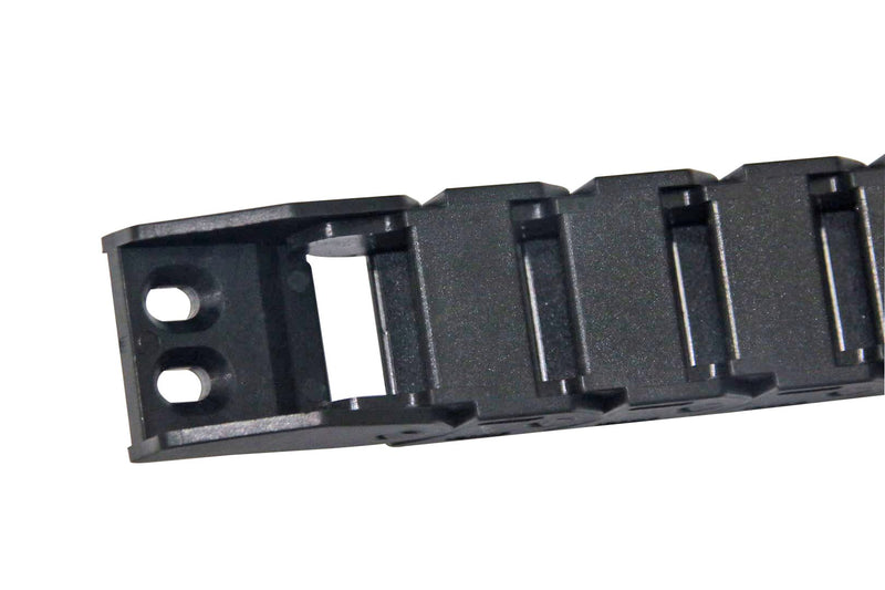  [AUSTRALIA] - 1m Black Plastic Drag Chain Cable Carrier for CNC Router Mill (15mm x 20mm) 15mm x 20mm