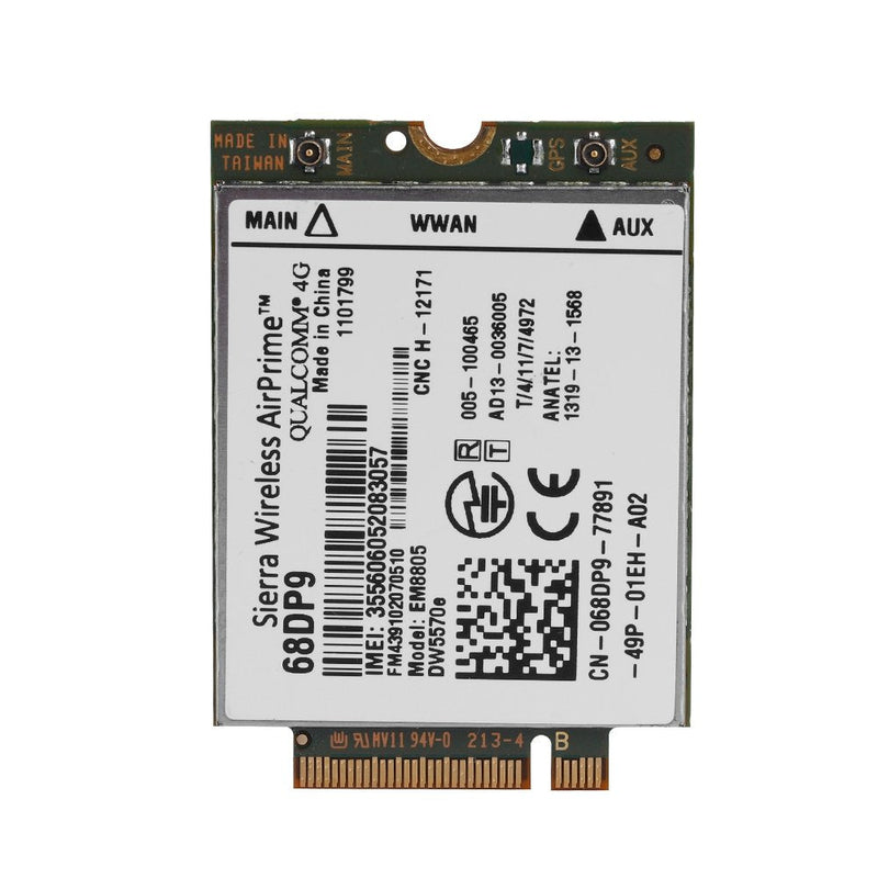  [AUSTRALIA] - NGFF/M.2 Module Card Sierra Wireless AirPrime EM8805 4G WWAN Card DW5570e 68DP9 3G-4G Network Card for DELL Venue 8 11 pro