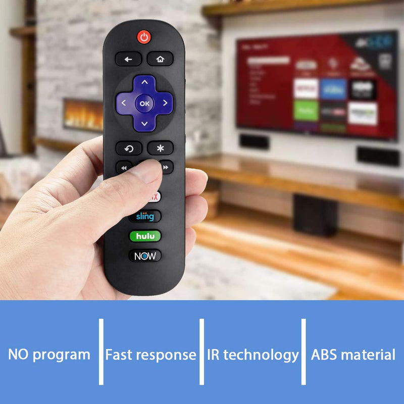  [AUSTRALIA] - Replacement RC280 RC282 Remote for TCL Roku Smart LED TV with Buttons for Netflix, Sling, Hulu, DirecTV Now