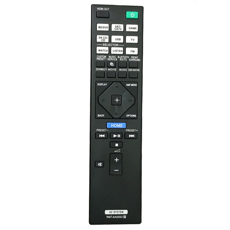  [AUSTRALIA] - RMT-AA320U Replacement Remote Control Compatible for Sony AV Receiver STR-ZA810ES STR-DN1080 STRZA810ES STRDN1080