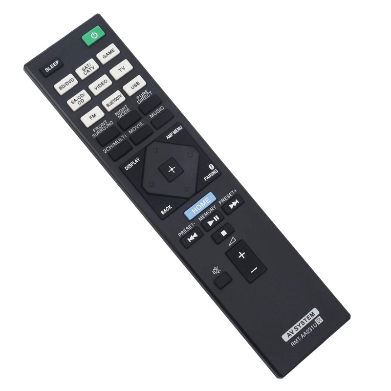 New RMT-AA231U Replaced Remote Control Fit for Sony Home Theater AV Receiver STRDH770 STR-DH770 - LeoForward Australia