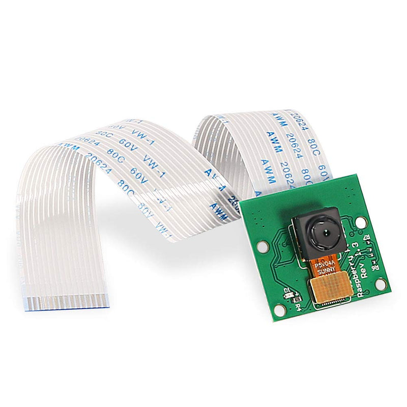  [AUSTRALIA] - Aokin Raspberry Pi Camera Module 5MP 1080p OV5647 Sensor Video Webcam Compatible with 6inch 15Pin Ribbon Cable for Raspberry Pi Model A/B/B+,Pi 2 and Raspberry Pi 2.3,3B+ and Pi 4 Style #1