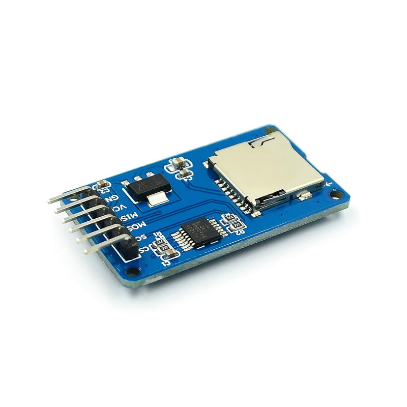  [AUSTRALIA] - 5 Pack Micro SD TF Card Adater Reader Module 6Pin SPI Interface Driver Module with chip Level Conversion for Arduino UNO R3 MEGA 2560 Due
