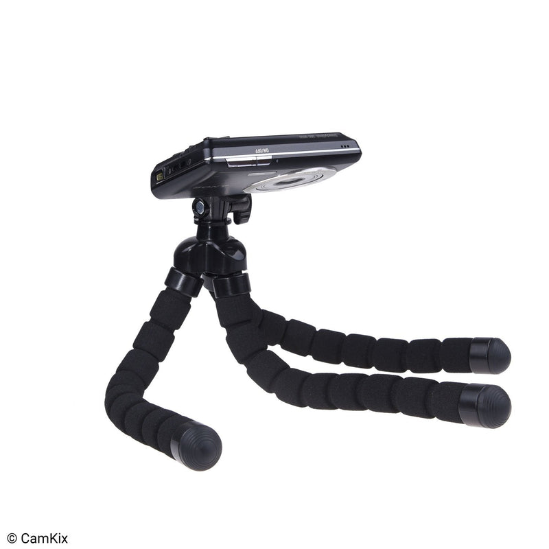  [AUSTRALIA] - Camkix Flexible Octopus Style Tripod and Bluetooth Remote Control Camera Shutter - Use for Video Calls, Online Meetings, Vlogs, Live Streaming, E-Learning - Take Photos and Videos Wirelessly