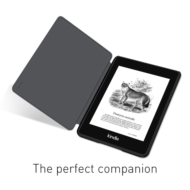  [AUSTRALIA] - Ayotu Water-Safe Case for Kindle Paperwhite (10th Generation-2018) - PU Leather Smart Cover with Auto Wake/Sleep - Only Fit Kindle Paperwhite 10th Generation 2018 Released, K10 The Library A-The Library