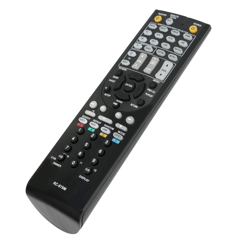  [AUSTRALIA] - New RC-879M Remote Control Compatible with Onkyo AV Receiver & Home Theater Receiver/Speaker TX-NR535 TX-SR333 HT-R393 HT-S3700 TXNR535 TXSR333 HTR393 HTS3700 HT-R593 HTR593