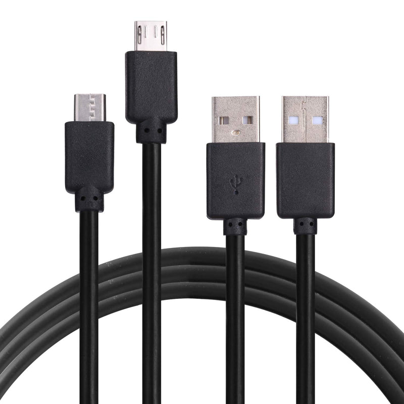  [AUSTRALIA] - 2 Pack Charger Cord for Amazon Fire TV Stick, Fire Tablet, Android Phone AC/DC Home Wall Adapter Cable