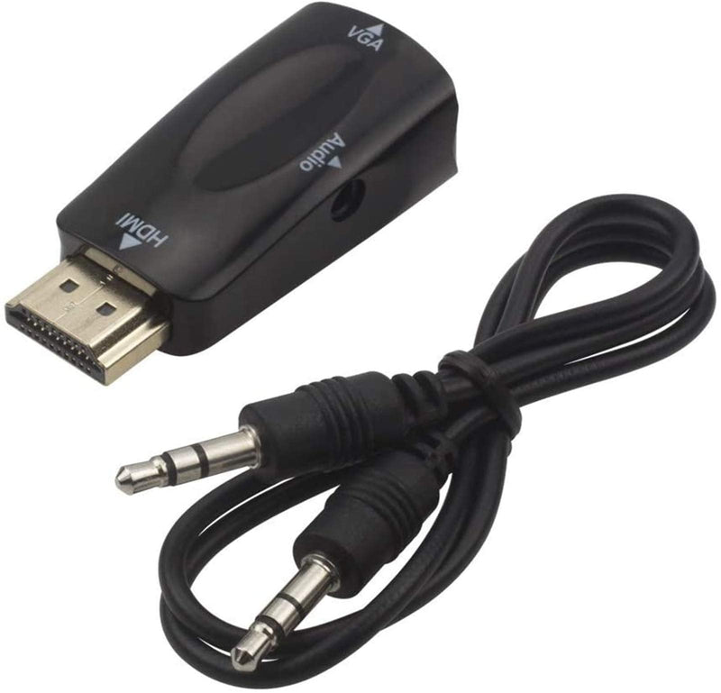  [AUSTRALIA] - HDMI to VGA, Gold-Plated HDMI to VGA Adapter, Male to Female for Computer, Desktop, Laptop, PC, Monitor, Projector, HDTV, Chromebook, Raspberry Pi, Roku, Xbox and More