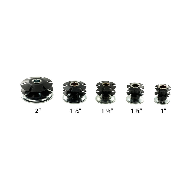  [AUSTRALIA] - (Pack of 20) Outwater Round Double Star Metal Caster Insert with Thread DS72-326. Thread: 3/8-16, Outside Diameter of Tube: 1", Gauge of Tube: 16-18 Fits 1'' Tube