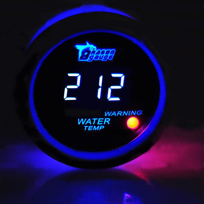  [AUSTRALIA] - ESUPPORT Car 2" 52mm Digital Water Temp Gauge Blue LED Fahrenheit F Water Temp F Gauge