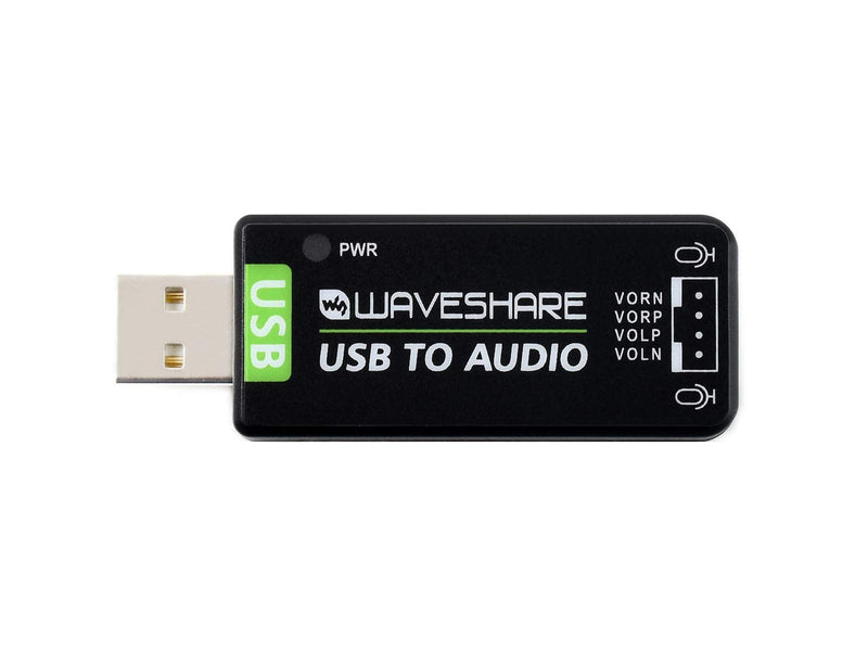  [AUSTRALIA] - [Update] Waveshare USB Sound Card for Raspberry Pi/Jetson Nano USB Audio Module External Audio Converter Recording and Playback Support Stereo Codec Onboard Microphone and Speaker Header Driver-Free