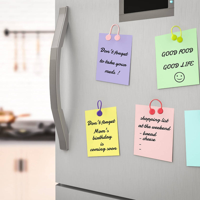  [AUSTRALIA] - Magnetic Cable Ties 10 PCS Reusable Cable Organizers Earbuds Cords USB Cable Manager Keeper Wrap Ties Straps Bookmark Clips Whiteboard Noticeboard Fridge Magnets for Office, School, Home Organization