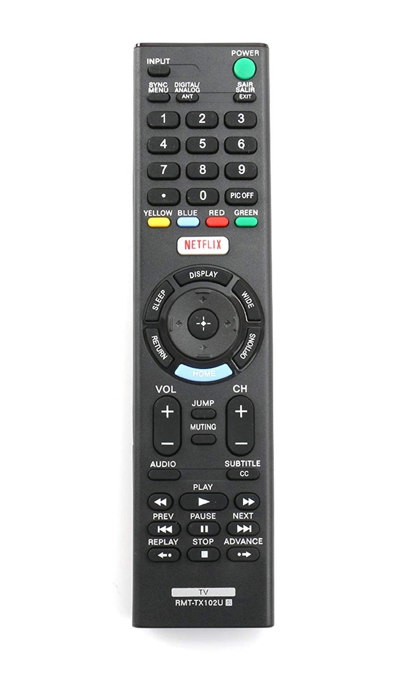 New RMT-TX102U Remote Replaced for Sony TV KDL-32W600D KDL-32R500C KDL-40R510C KDL-40R530C KDL-40W650D KDL-40R550C KDL-48R510C KDL-48R530C KDL-48R550C 149298011 KDL40R550C KDL48R510C KDL-48W650D - LeoForward Australia