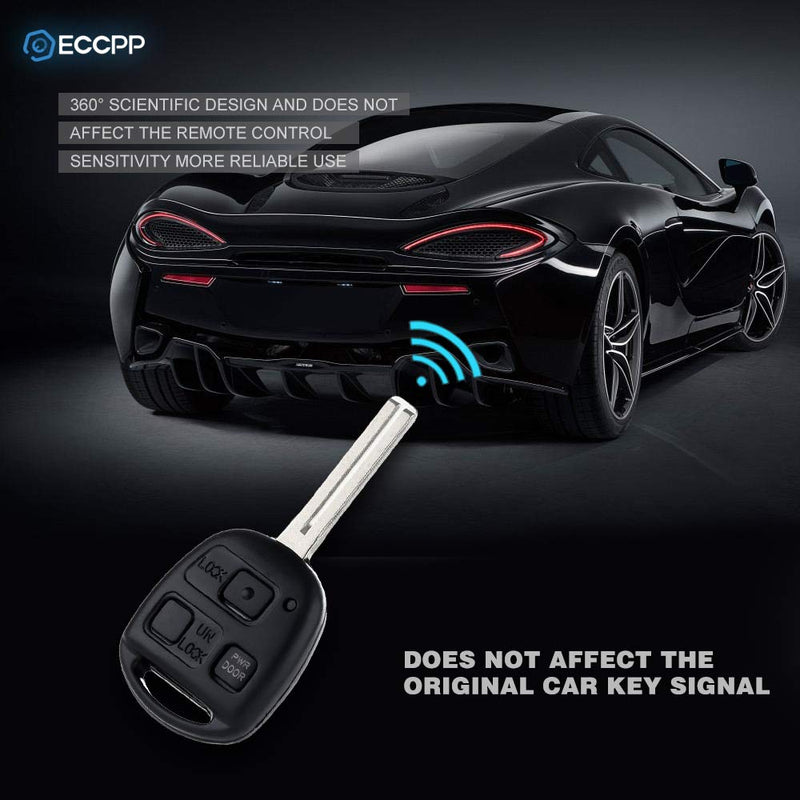 ECCPP 4x Replacement fit for Uncut Keyless Entry Remote Key Fob Lexus RX330 RX350 RX400h RX450h HYQ12BBT X 2pcs - LeoForward Australia
