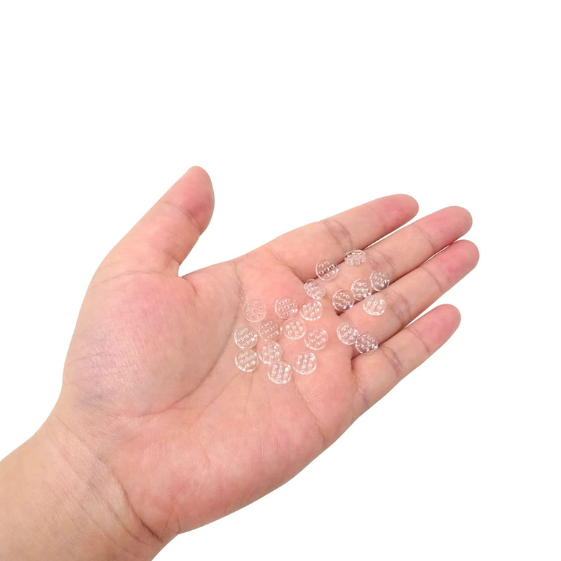  [AUSTRALIA] - Honbay 20PCS High Borosilicate Glass Screens Filters with Holes Honeycomb Holes Filter Screen (8mm)