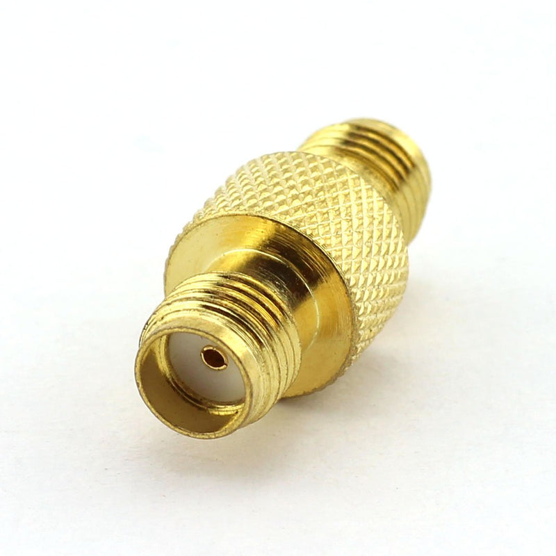  [AUSTRALIA] - DGZZI 2-Pack RF Coaxial Adapter SMA Coax Jack Barrel Connector SMA Female to SMA Female