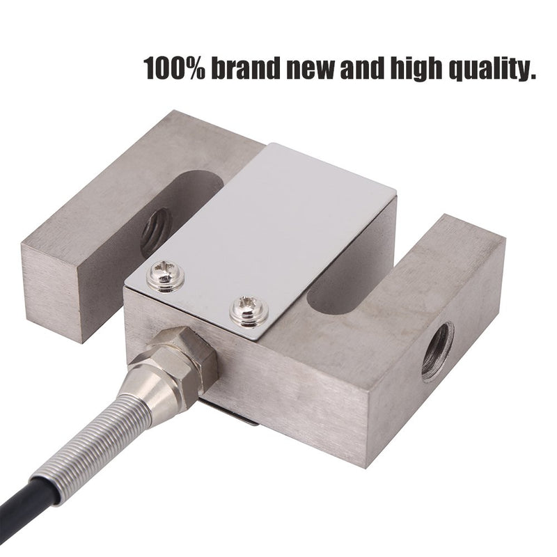 Portable S-type Beam High-Precision Load Cell Scale Sensor 50/100/ 300/2000 KG for Hopper Weight High Pressure Tension Weighing(100kg) - LeoForward Australia