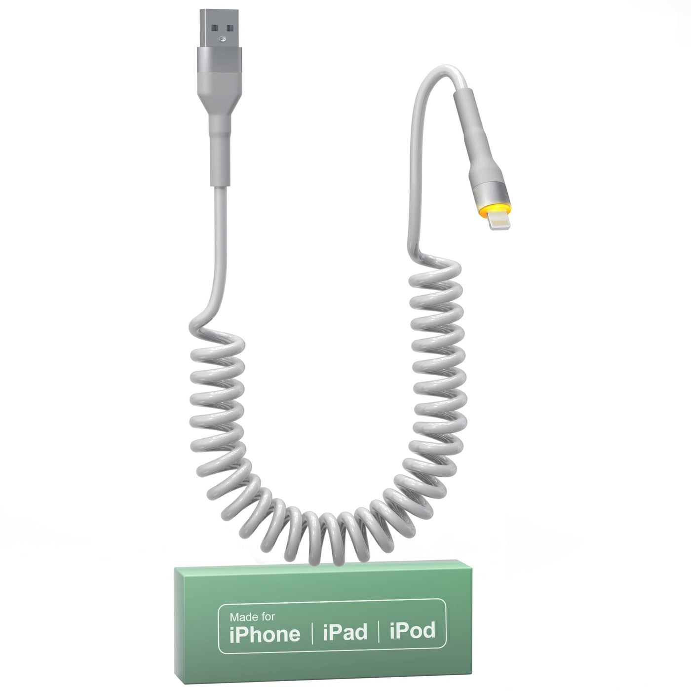 Apple Carplay Ipad Lightning Cable Coiled Lightning Cable Pack