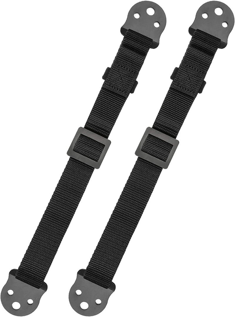  [AUSTRALIA] - PERLESMITH TV Anti-tip Straps for TV, Screen and Furniture - Heavy Duty Dual TV Safety Straps with Metal Plate for Child Protection-Adjustable Earthquake Resistant Straps Secure Safety (PSAS1)