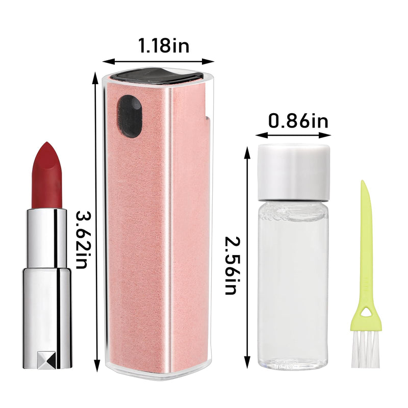  [AUSTRALIA] - Screen Cleaner Spray, Touch Screen Mist Cleaner, Screen Spray for Cellphone, Laptop, Tablet, Watch, Car Display Screen, Monitor（Pink） Pink