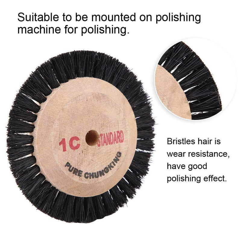  [AUSTRALIA] - Jewelry Polishing Brush,Jadpes Polishing Buffing Wheel Brush Bristles Hair Brush Polisher Accessory Jewelry Polishing Bristles Wheel Buffing Wheels(#1)