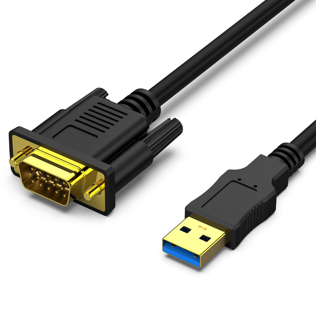  [AUSTRALIA] - BENFEI USB to VGA Cable, 1.8 Meter USB 3.0 to VGA Male to Male Cable