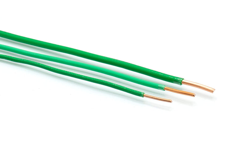  [AUSTRALIA] - 25 Feet (7.5 Meter) - Insulated Solid Copper THHN/THWN Wire - 10 AWG, Wire is Made in The USA, Residential, Commerical, Industrial, Grounding, Electrical Rated for 600 Volts - in Green 25 Feet (7.5 Meter)