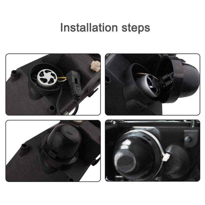  [AUSTRALIA] - TOMALL 83mm Dust Cover for LED Headlight Replacement Rubber Seal Caps Kit 83mm Dustproof Cover