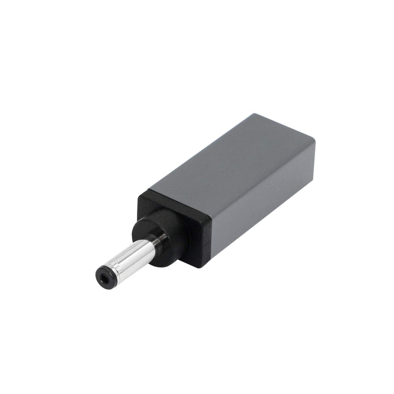 [AUSTRALIA] - CERRXIAN 100W PD USB Type C Female Input to DC 4.0mm x 1.35mm Power Charging Adapter for Asus ZenBook UX330 UX330U UX360 UX360C UX305 UX305C Q302L Q304U (100w-40135a) (Grey) Grey