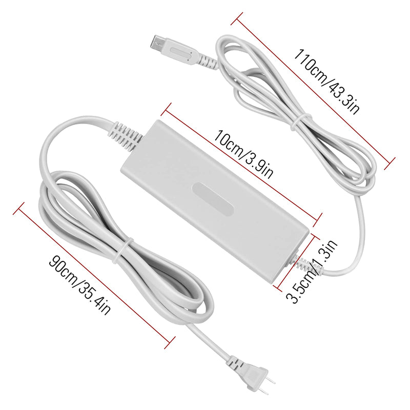  [AUSTRALIA] - Wii U Gamepad Charger, WII-U Gamepad AC Adapter Charging Cable Cord for Nintendo Wii U Gamepad Controller