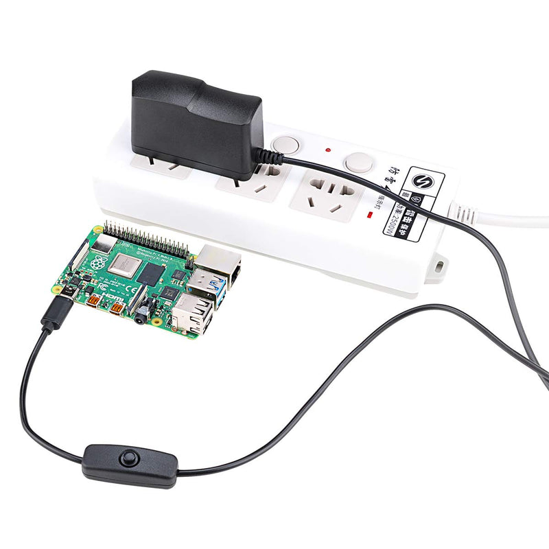  [AUSTRALIA] - Enokay Raspberry Pi 4 b Power Supply 5V 3A USB C Charger Adapter