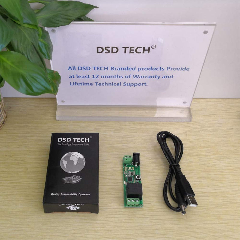 DSD TECH 12V Bluetooth Relay Module for Remote Control Switch Compatible with iPhone and Android 4.3 - LeoForward Australia