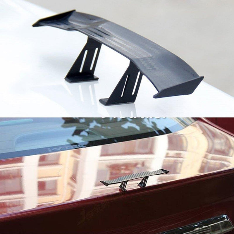  [AUSTRALIA] - UBOOMS 2 PCS Mini Carbon Fiber Spoiler Wing Auto Car Tail Decoration 2 Pack-Amazon