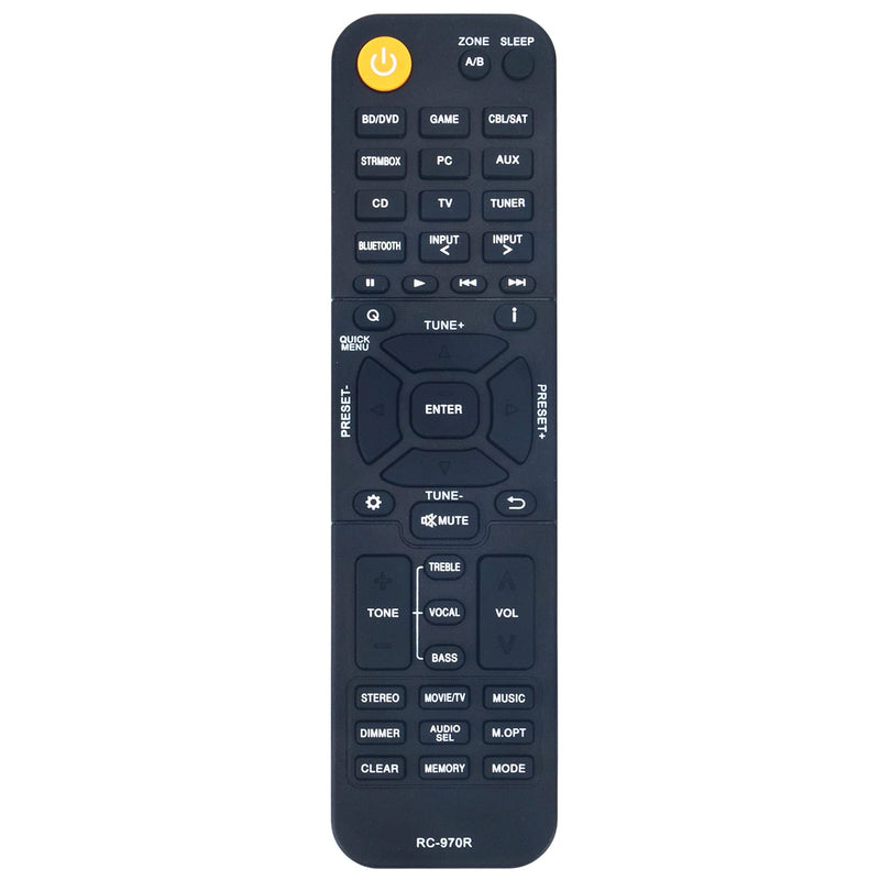  [AUSTRALIA] - RC-970R Replacement Remote Control Applicable for Onkyo AV Receiver TX-SR393 TX-SR494 HT-R398 HT-S3910 TXSR393 TXSR494 HTR398 HTS3910