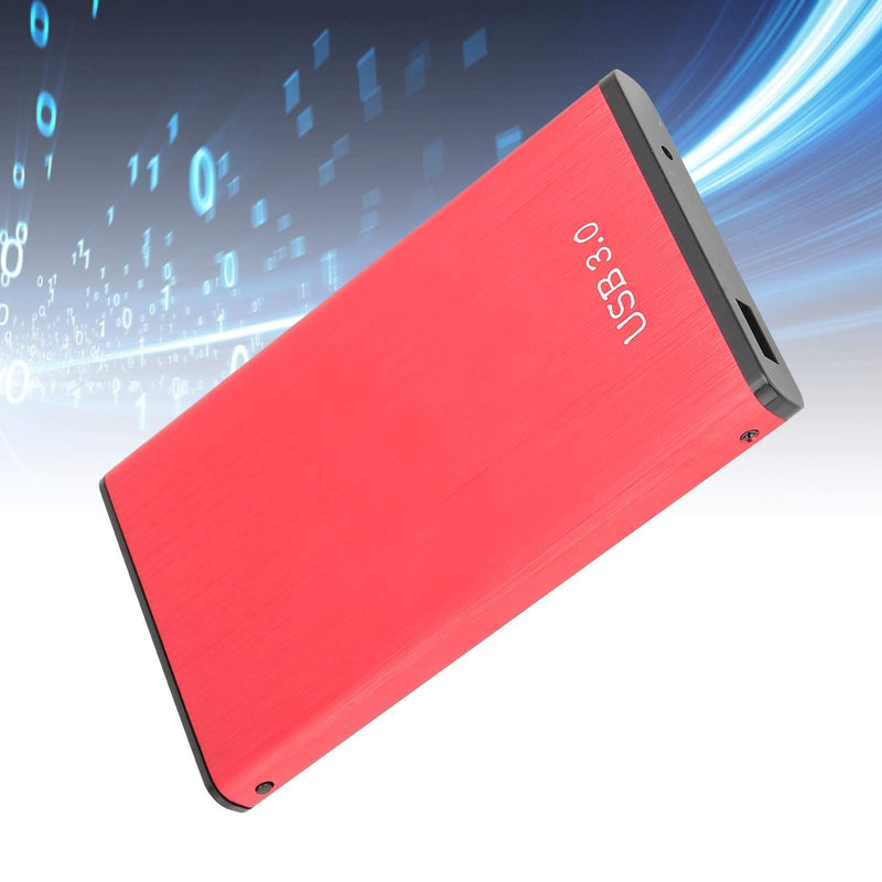  [AUSTRALIA] - Portable External Hard Drive,USB 3.0 Mobile Hard Drive,Hard Drive External Storage for PC, Laptop,Red(250GB) 250GB