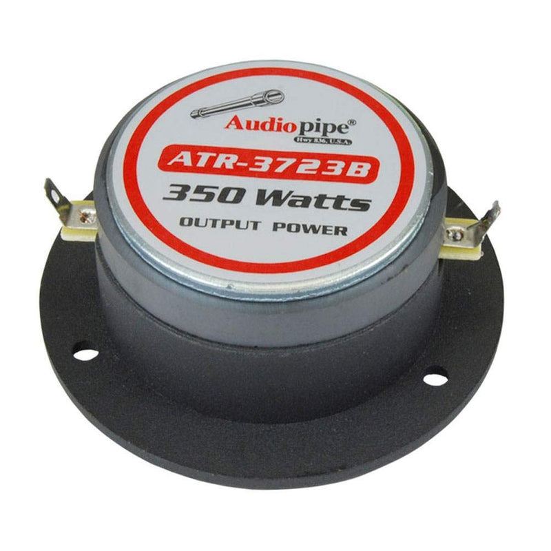 Audiopipe ATR-3723B 3.75" 350W 4 Ohm Aluminum Car Audio Bullet Horn Tweeters - LeoForward Australia