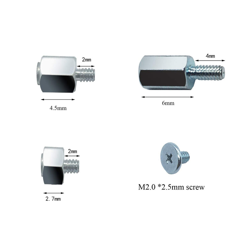  [AUSTRALIA] - SGTKJSJS m.2 Screws,PCIe NVMe M.2 2280 SSD Hard Disk Mounting Screws Kit