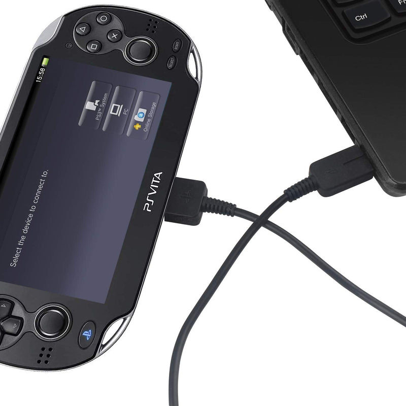  [AUSTRALIA] - FunTurbo Upgraded PS Vita Charger Cable, Playstation Vita Charging Cable PSV 1000 USB Data & Power Charger Cord 3.3 ft