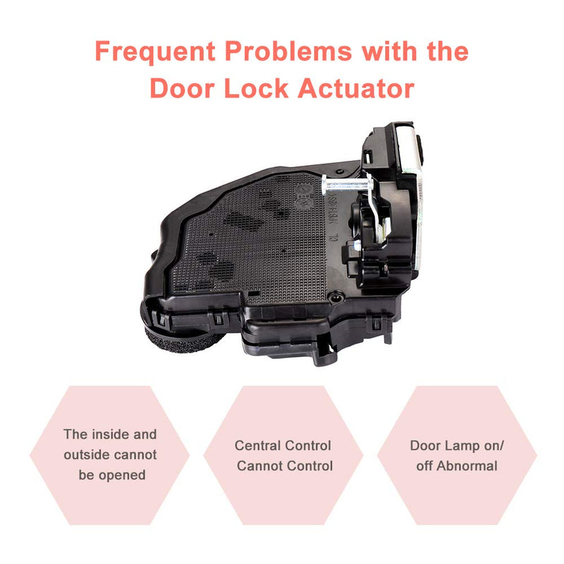 cciyu Door Lock Actuators Door Latch Rear Left Fits for 2013-2016 for Lexus ES300h/ ES350/ GX460 2008-2015 Scion xB 2007-2016 for Toyota Camry/Corolla/Highlande/Prius C/Prius V/ RAV4/ 4Runner 931-405 - LeoForward Australia