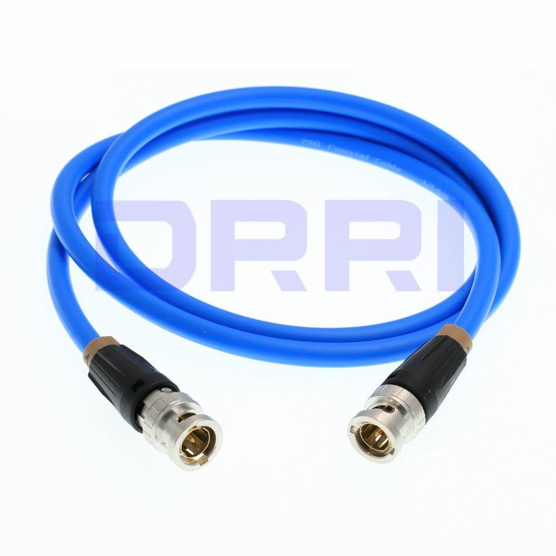  [AUSTRALIA] - DRRI Canare 12G Neutrik BNC Male to BNC HD SDI 4K Video Coaxial Cable LV-61S for FS5 to Atomos Shogun Inferno (Blue) Blue