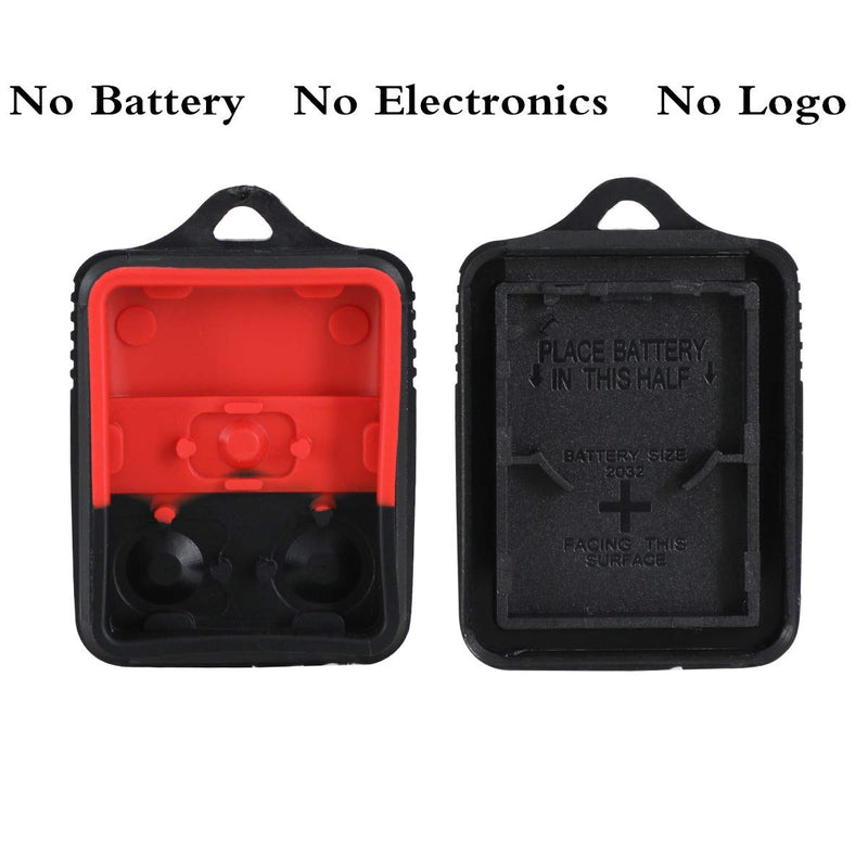  [AUSTRALIA] - HelloAuto 2 PCS Replacement Key Fob Shell Case Smart Keyless Fit with Ford Lincoln Mazda Mercury 3 Buttons