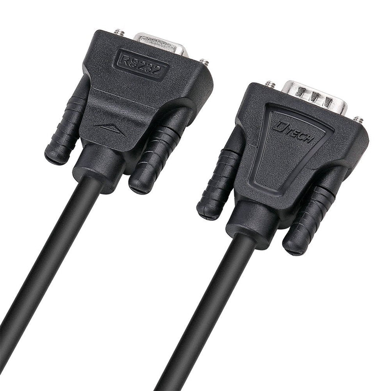  [AUSTRALIA] - DTech 6ft RS232 Serial Cable Extension Male to Female 9 Pin Straight Through, Laptop