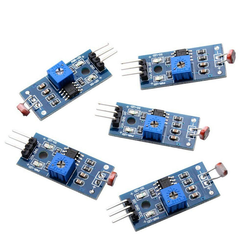  [AUSTRALIA] - Fasizi Digital Light Intensity Sensor Module Photoresistor Pack of 5