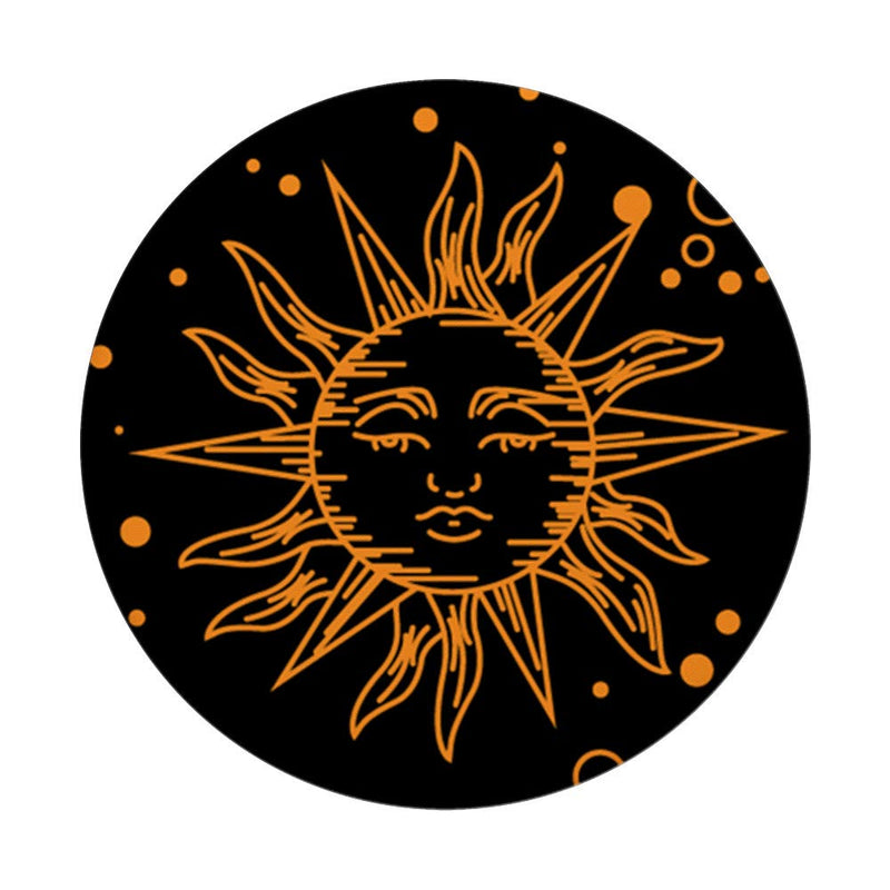  [AUSTRALIA] - Neil deGrasse Tyson Sun Ilustration PopSockets Stand for Smartphones and Tablets PopSockets PopGrip: Swappable Grip for Phones & Tablets Black