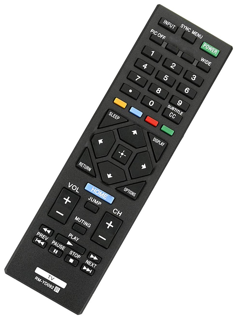 RM-YD092 Remote Control (RMYD092)(149206511) Replaced for Sony LCD LED HDTV and Bravia TV's - New 2018 Model - LeoForward Australia