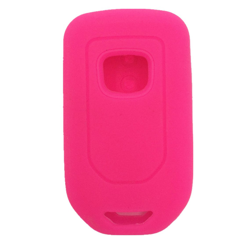  [AUSTRALIA] - Ezzy Auto Black and Rose Silicone Rubber Key Fob Case Key Cover Key Jacket Skin Protector fit for Honda Accord CR-V HR-V CR-Z 3 Buttons