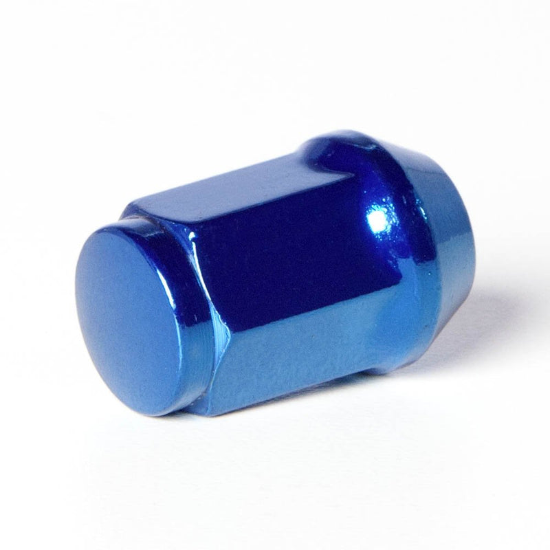 Circuit Performance 12x1.5 Blue Closed End Bulge Acorn Lug Nuts Cone Seat Forged Steel (20 Pieces) 20 Lug Nuts - LeoForward Australia