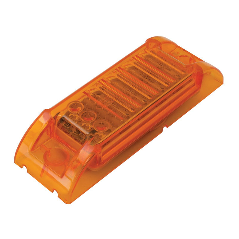  [AUSTRALIA] - Grand General 77664 Rectangular Amber Turn/Marker/Clearance LED Light for Trucks, Trailers, RVs, Buses and Utility Vehicles Amber/Amber